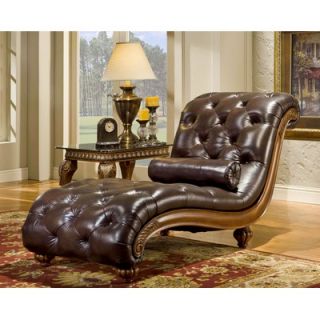 Newport Upholstery Heritage Blended Leather Chaise Lounge   P1008