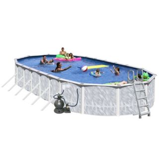 Heritage Pools Tango Oval 52 Above Ground Complete Deluxe Pool
