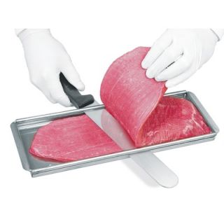 TSM Products Jerky Cutting Board and 12 Slicer Knife