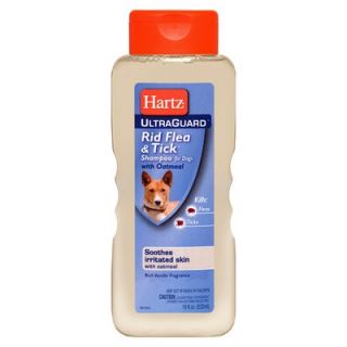 Hartz Ultraguard Rid Flea and Tick Dog Shampoo with Oatmeal