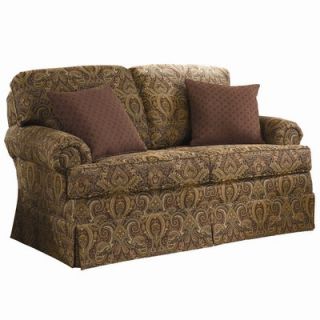  Furniture 2 Seat Fabric Loveseat in Aldrich Cinnamon   700Z 59