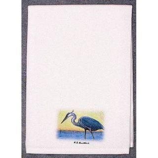 Coastal Great Blue Heron Guest Towel
