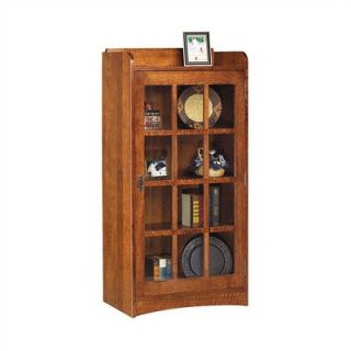 Anthony Lauren 62 H Glass Door Bookcase with Right Hinge