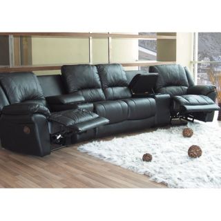 Home Theater Seating Theatre Seats & Chairs, Leather