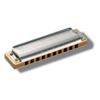 Hohner Marine Band Deluxe Harmonica in Chrome   Key of Ab