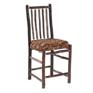 Fireside Lodge Hickory Bar Chair with Upholstered Seat