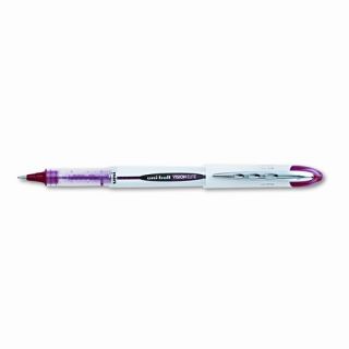  Stick Roller Ball Pen, Translucent Barrel, Red Ink, Bold, 0.80 mm