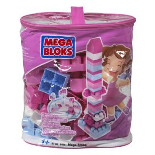Mega Brands Mega Bloks Bag 80 in Pink