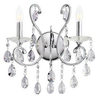  Disney Signature 17.75 One Light Wall Sconce in Chrome   N6921 77