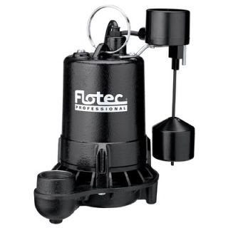 Flotec 3/4 HP Cast Iron Professional Series Submersible Sump Pump