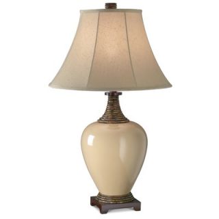  Gallery Asian Dynasty Ceramic Table Lamp in Camel Sand   87 1238 24