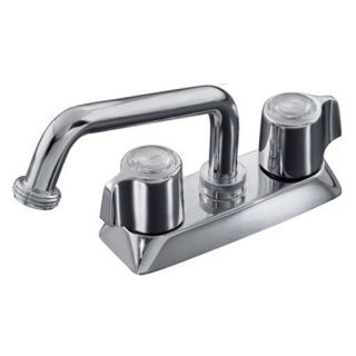 Coralais Deck Mounted Laundry Faucet with 6 Threaded Swing Spout and