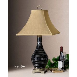  Gallery Urban Boheme Table Lamp in Bronze with Gold Edge   87 1766 20