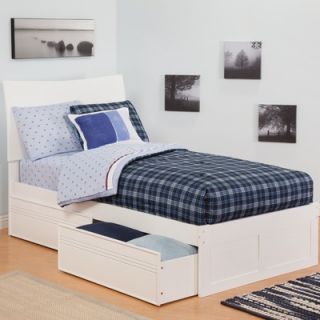 Atlantic Furniture Urban Lifestyle Soho Bed with 2 Bed Drawer Sets
