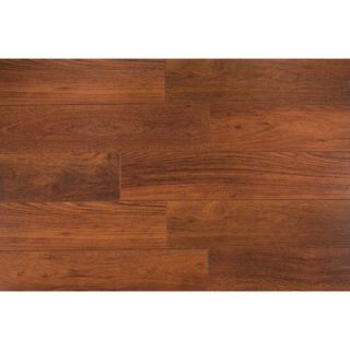 Lamton 12 mm Handscraped Laminate with Beveled Edge in Distressed Red