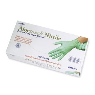 Medline Nitrile Exam Gloves, Powder Free, X Small, 100/BX