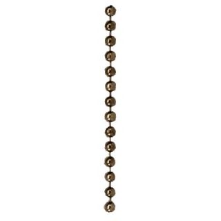 Monte Carlo Fan Company 250 ft Roll Beaded Chain in Antique Brass