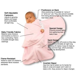 HALO Innovations, Inc. Fleece SleepSack™ Swaddle Wearable Blanket in