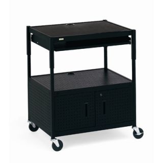 Bretford Height Adjustable Multimedia Cabinet Cart   ECILS3 BK