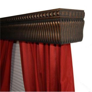 BCL Drapery Hardware Halsted Custom Moulding Curtain Rod Cornice in