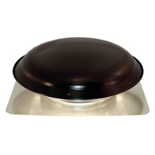 Cool Attic 1400 CMF Power Roof Vent with Black Galvanized Steel Dome