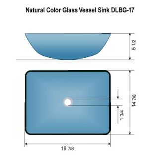 Dreamline Natural Color Glass Sink Vessel Sink