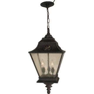 Craftmade Chaparral Outdoor Hanging Lantern in Rust   Z1411 07