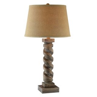 Stein World Accent Lighting Spiral Wood Table Lamp