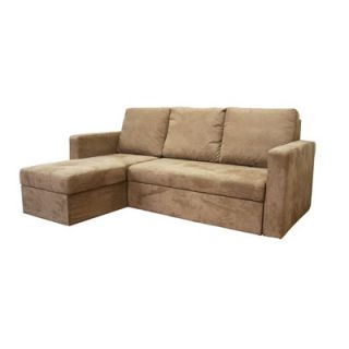  Baxton Studio Linden Sleeper Sectional   LAN 121 Sectional LFC Tan