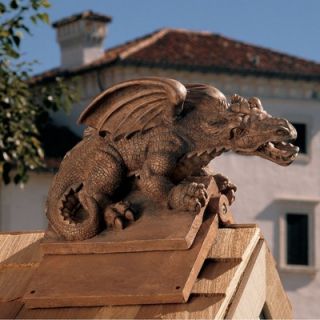 Design Toscano Apex The Winged Dragon Roof Cresting Statue