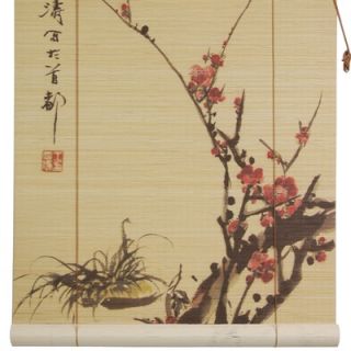 Oriental Furniture tt123Sakura Blossom Bamboo Blinds   WTPF09 02