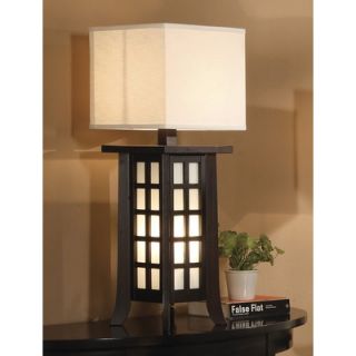 Anthony California Wood Table Lamp in Espresso   5716/123