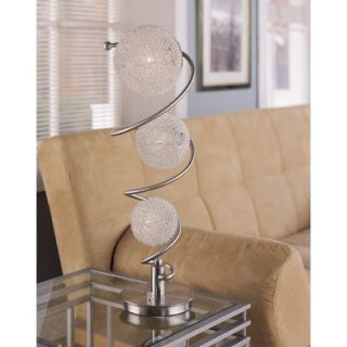 Anthony California Wire Ball Table Lamp in Sand Chrome   M1296CH/123