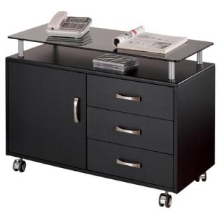 Techni Mobili Side Cabinet with 3 Storage Drawers and 1 Door
