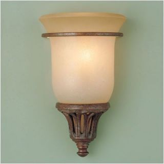 Feiss Stirling Castle Narrow Half Wall Sconce Lamp in British Bronze