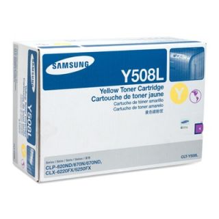 Samsung CLTY508L High Yield Toner, 4,000 Page Yield, Yellow