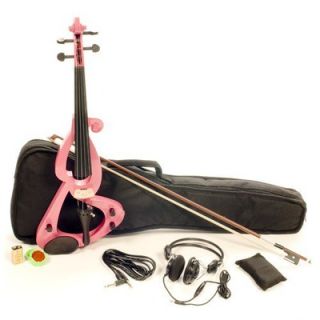 Stedman Pro Silent Electric Violin with Bow, Headphones, Gig Bag in