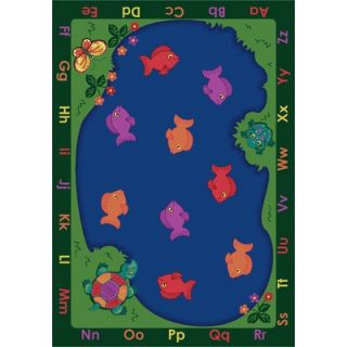 Joy Carpets Just for Kids Kid Essentials Fishin Fun Kids Rug   1498