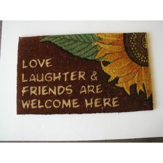 Geo Crafts Love, Laughter Doormat