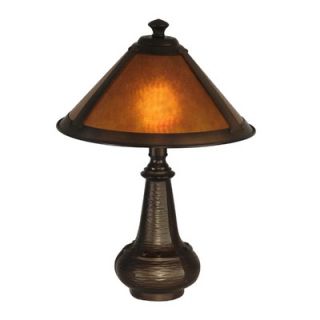 Dale Tiffany Hunter Mica Accent Table Lamp in Antique Bronze