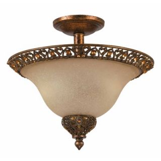 Triarch Lighting Crown Jewel 2 Light Semi Flush Mount   39641 14