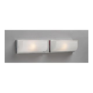 PLC Lighting Sonic Vanity Light in Polished Chrome   972 FROST PC
