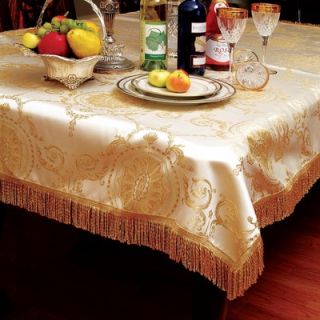 Violet Linen Prestige Damask Design 60 X 160 Tablecloth   Prestige