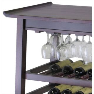 Winsome Chinois Console 25 Bottle Wine Rack