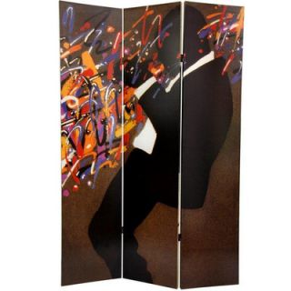 Oriental Furniture 6 Feet Tall Billie Holiday Double Sided Room