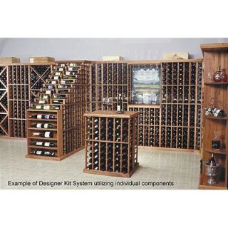 Wine Cellar Designer Series 168 Bottle Wine Rack   Wine Glass, Half