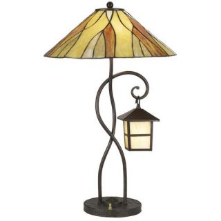 Mission Frontier Table Lamp in French Bronze