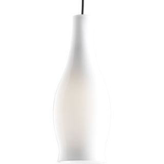 Progress Lighting Illuma Flex Wine Bottle Mini Pendant in White Glass