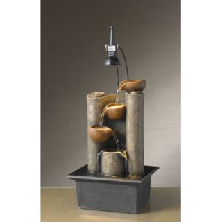 Delfini Dolphin Tabletop Fountain with LED Light