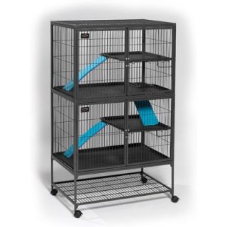 Midwest Homes For Pets Ferret Nation Double Unit Cage in Gray   182